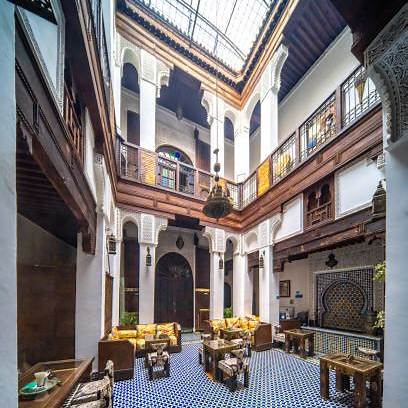 Moroccan Riad Courtyard